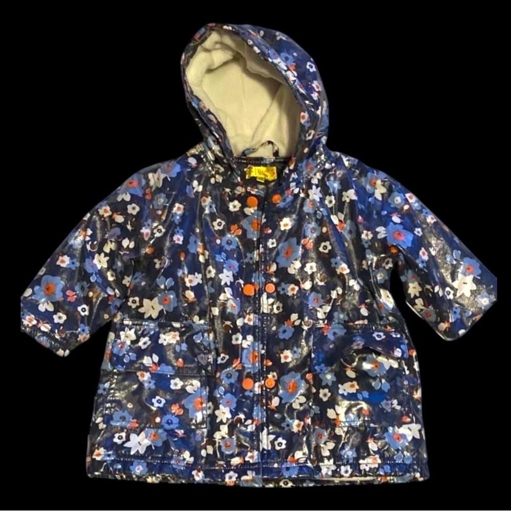 🏷️ON SALE 🏷️ Pluie Pluie Navy Flower Raincoat